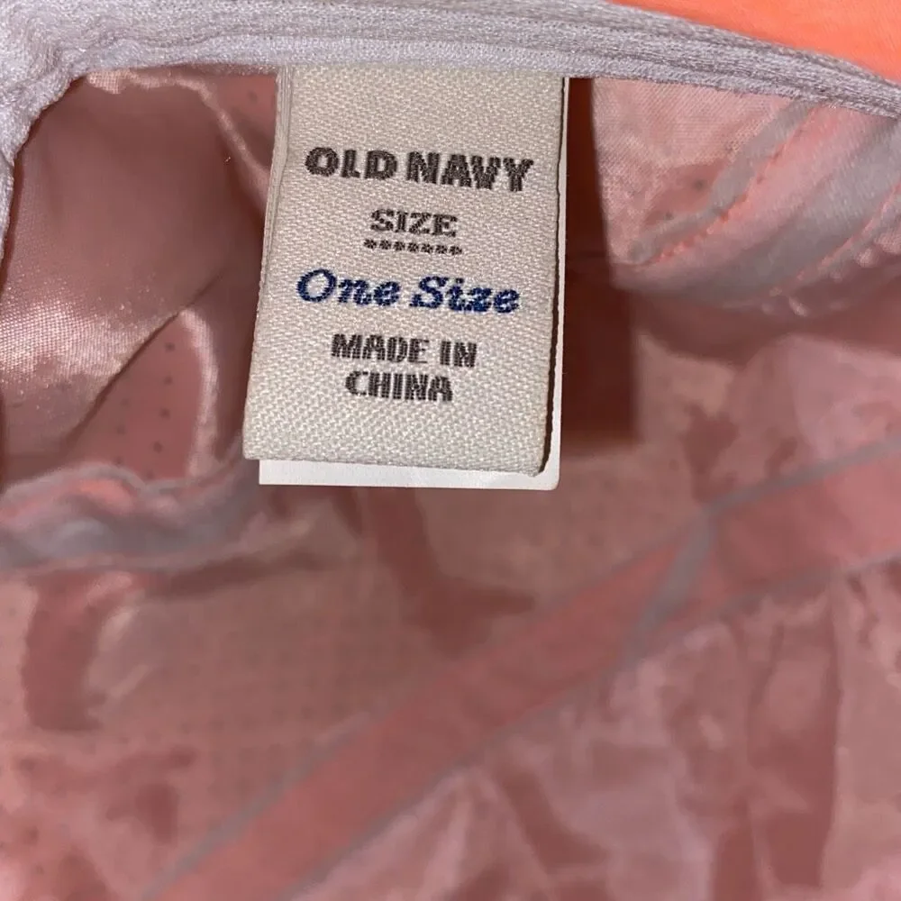 Old Navy Women's Orange Moisture-Wicking Run Baseball‎ Cap One Size